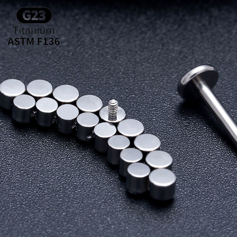 Titanium Arc Opal Labret Packs - Body Jewelry Vertical Labret recension och pris