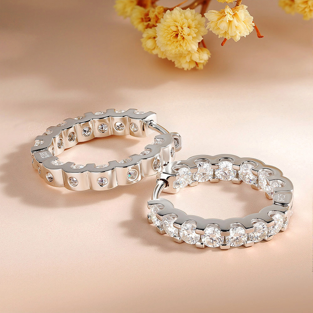 OEVAS 100% 925 Sterling Silver - Body Jewelry Diamond recension och pris