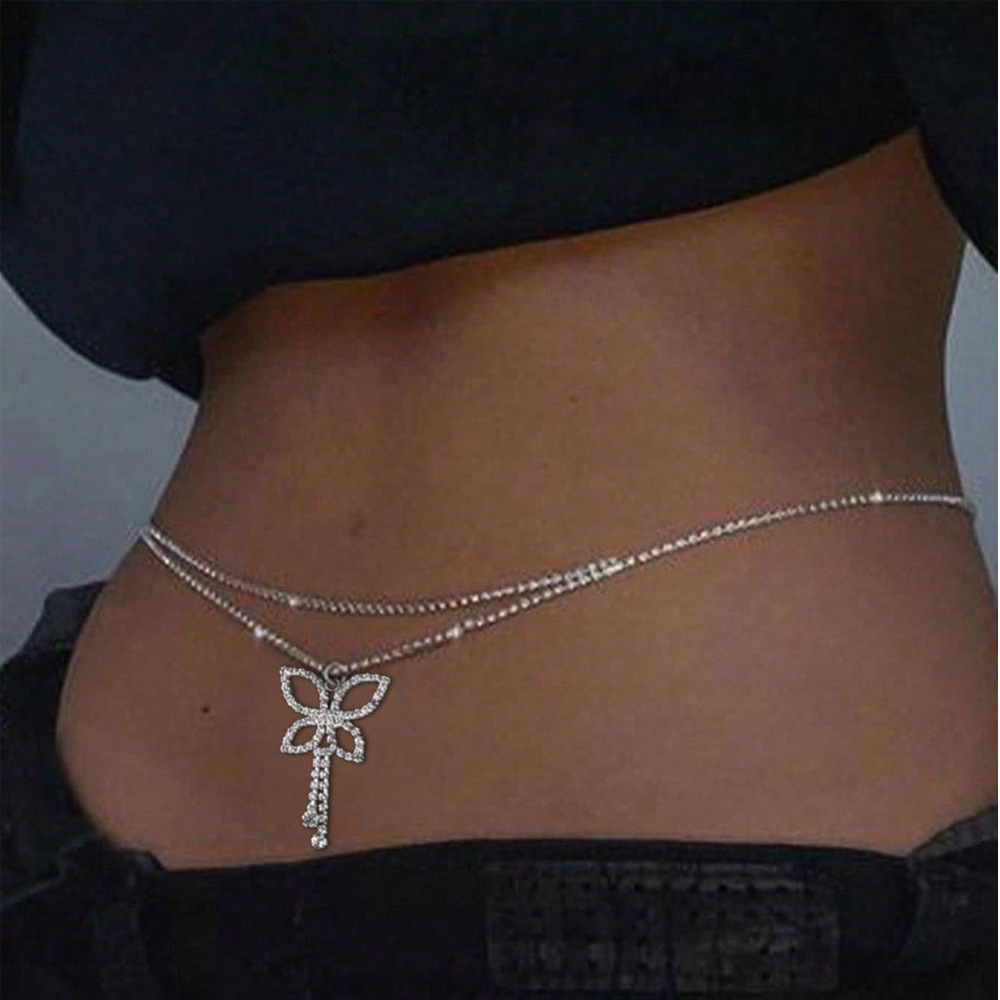 Bow Waist Chain for Women Rhin - Body Jewelry Jewelry Box recension och pris