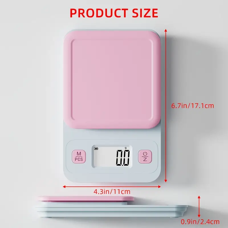 Digital kitchen scale, with LC - Body Jewelry Display recension och pris