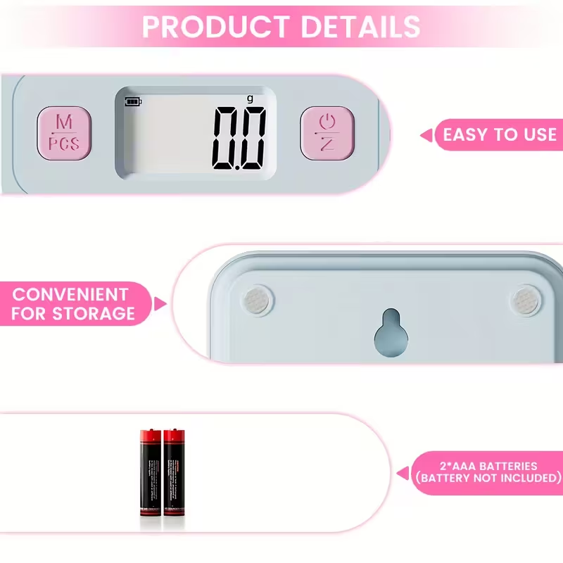 Digital kitchen scale, with LC - Body Jewelry Display recension och pris