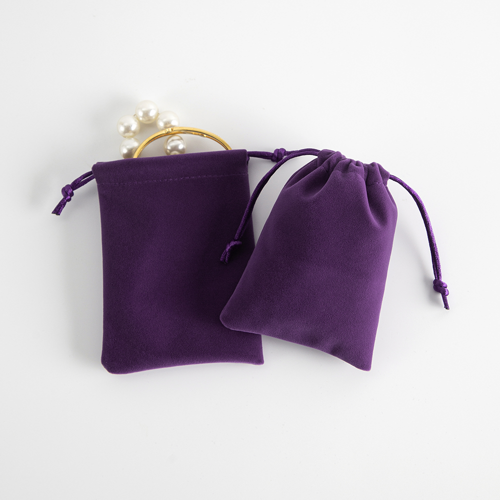 10Pcs Purple Velvet Drawstring - Body Jewelry Display recension och pris